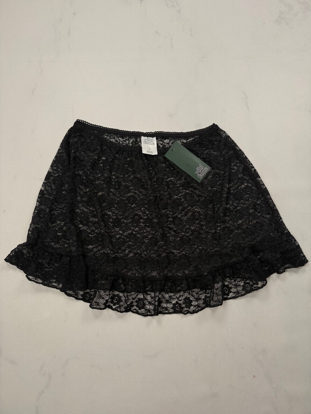 Wild Fable Black A-Line Skirt 90s VTG Statement Piece - Womens S